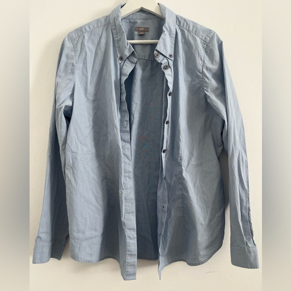 J. Jill Tops - J. Jill Womens Sz Medium Light Blue Casual Classic Button Down Shirt Top career